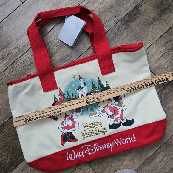 Walt Disney World Christmas Tote/bag New With Tags - Picture 2 of 11